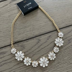 JCrew Flower Jewel Necklace
